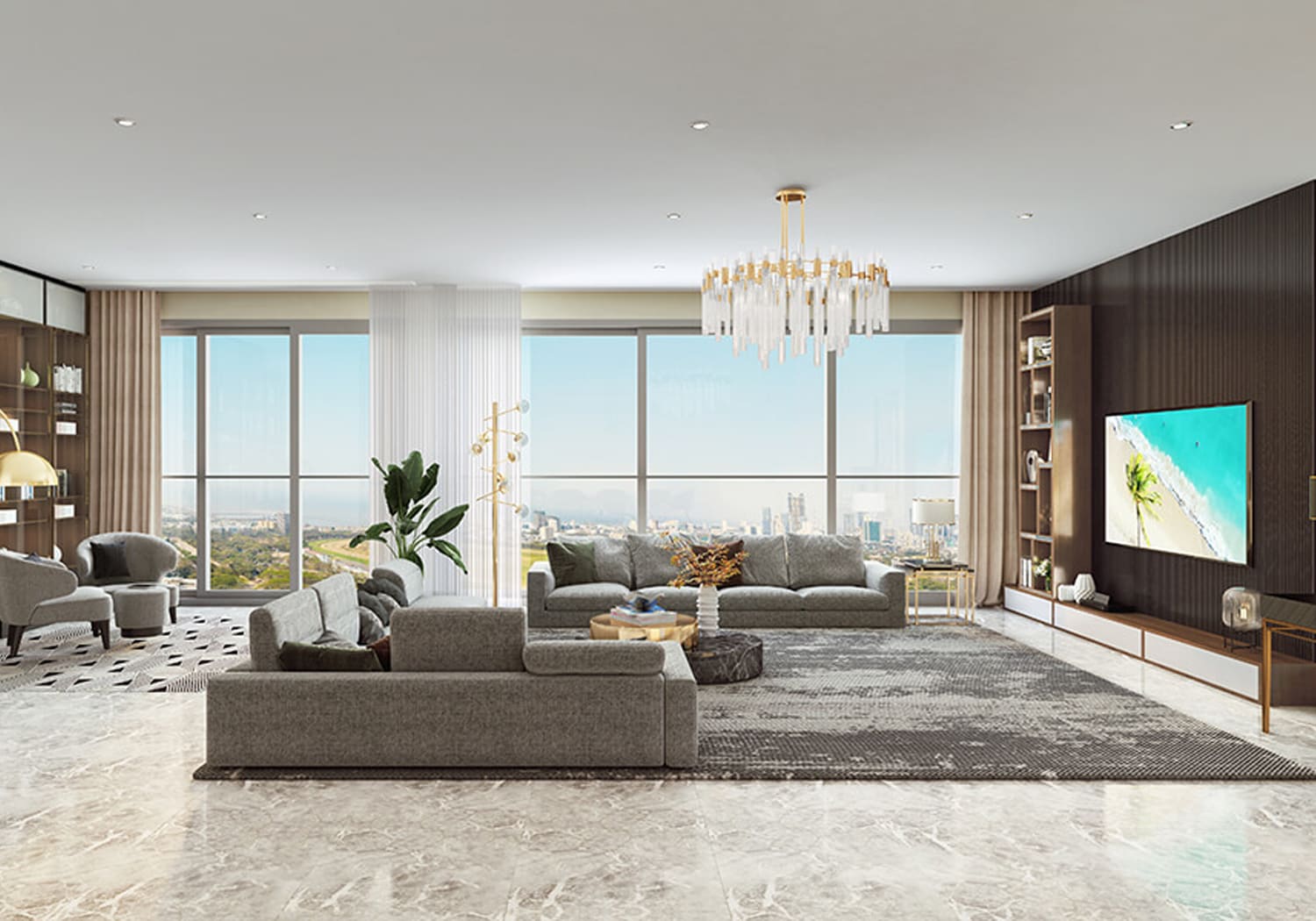 Exterior view of KRC queens &mdash; photo gallery, images, brochure, amenities, cost sheet, price breakup, availability details, RERA number, RERA certificate, possession date, layout plan, logo, floor plan, master plan, and location map showcasing project highlights and features.